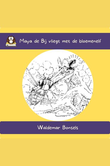 Maya de Bij vliegt met de bloemenelf - cover