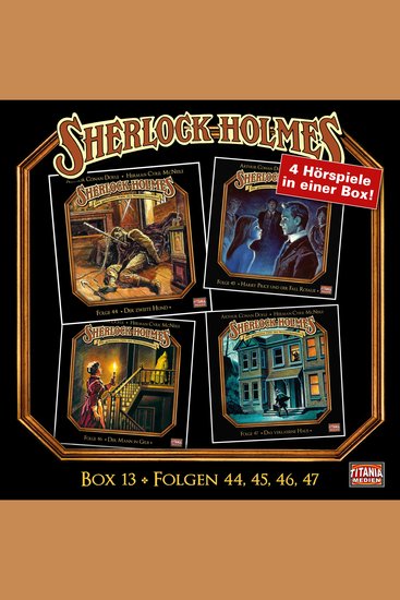 Sherlock Holmes - Die geheimen Fälle des Meisterdetektivs Box 13: Folgen 44 45 46 47 - cover