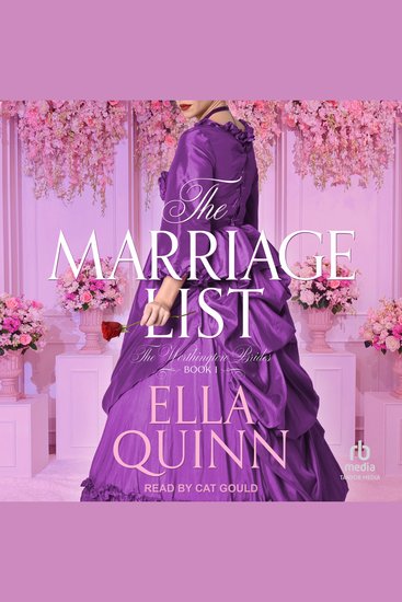 The Marriage List - cover