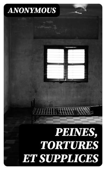 Peines tortures et supplices - cover