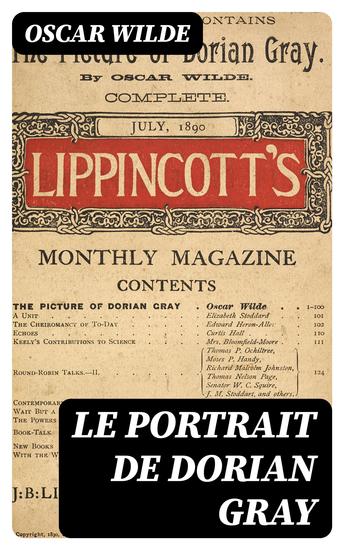 Le portrait de Dorian Gray - cover