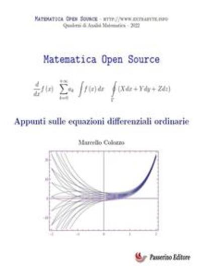 Appunti sulle equazioni differenziali ordinarie - cover