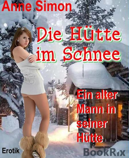 Die Hütte im Schnee - Ein alter Mann lebt alleine im Wald - cover