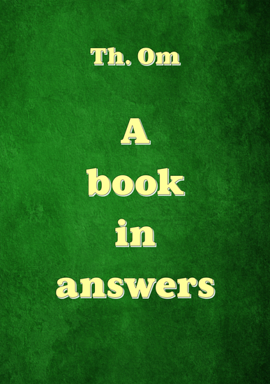 A book in answers - cover