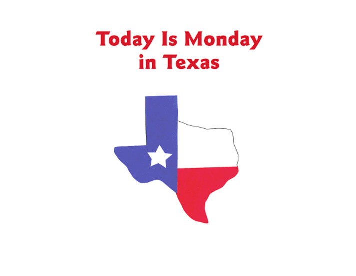 Today Is Monday in Texas - cover