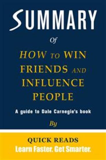 Summary of How to Win Friends and Influence People by Dale Carnegie - cover
