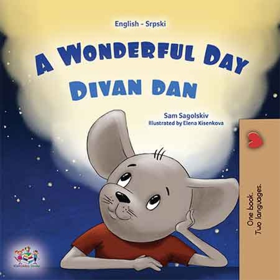 A wonderful Day Divan dan - English Serbian Latin Bilingual Book for Children - cover