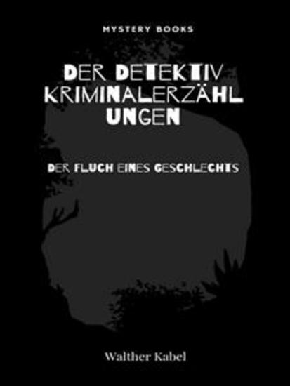 Der Fluch eines Geschlechts - cover