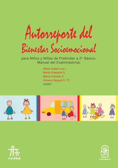 Autorreporte del bienestar socioemocional para niños y niñas de Prekínder a 2º básico - Manual del examinador (a) - cover