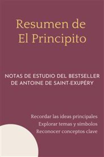 Resumen de El Principito - cover