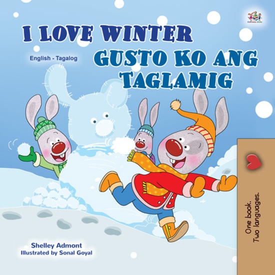 I Love Winter Gusto Ko ang Taglamig - English Tagalog Bilingual Book for Children - cover
