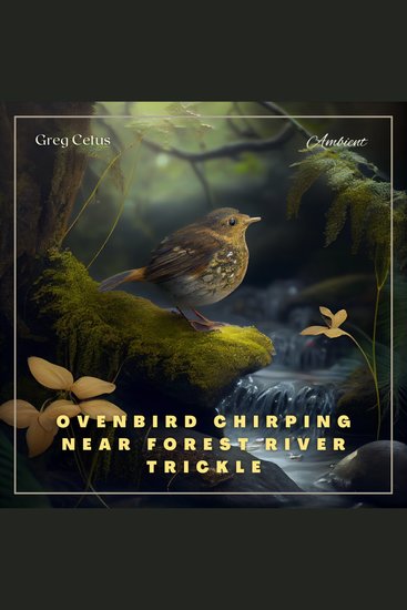 Ovenbird Chirping Near Forest River Trickle - Nature Sounds for Mindfulness and Reflection - cover