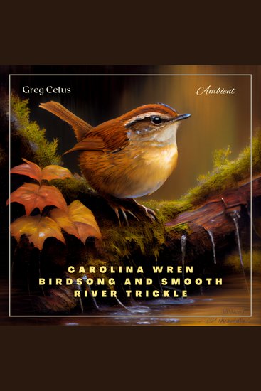 Carolina Wren Birdsong and Smooth River Trickle - A Soundscape for Relaxation and Meditation - cover