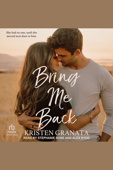 Bring Me Back - cover