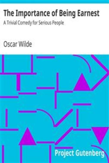 The Importance of Being Earnest - cover