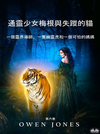 通靈少女梅根與失蹤的貓 - 一個靈界導師、一隻幽靈虎和一個可怕的媽媽 - cover