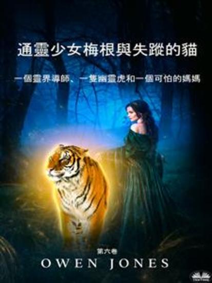 通靈少女梅根與失蹤的貓 - 一個靈界導師、一隻幽靈虎和一個可怕的媽媽 - cover