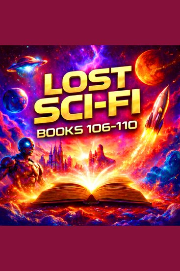 Lost Sci-Fi Books 106 thru 110 - Classic Sci-Fi Where Robots Feel Time Splits and Dinosaurs Still Matter - cover