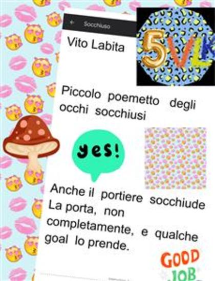 Piccolo poemetto degli occhi socchiusi - Anche il portiere socchiuse la porta non completamente e qualche goal lo prende - cover