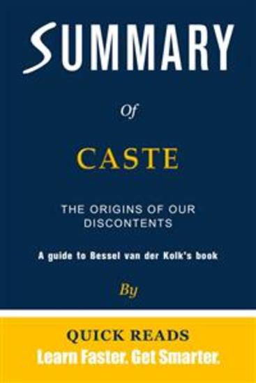 Summary of Caste - The Origins of Our Discontents by Isabel Wilkerson | Get The Key Ideas Quickly - cover