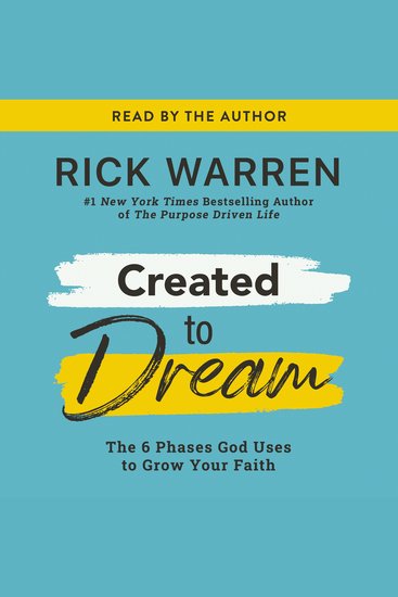 Created to Dream - The 6 Phases God Uses to Grow Your Faith - cover