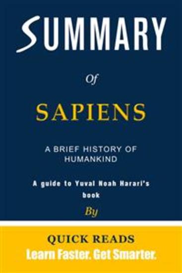 Summary of Sapiens by Yuval Noah Harari - A Brief History of Humankind | Get The Key Ideas Quickly - cover