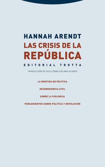 Las crisis de la República - cover