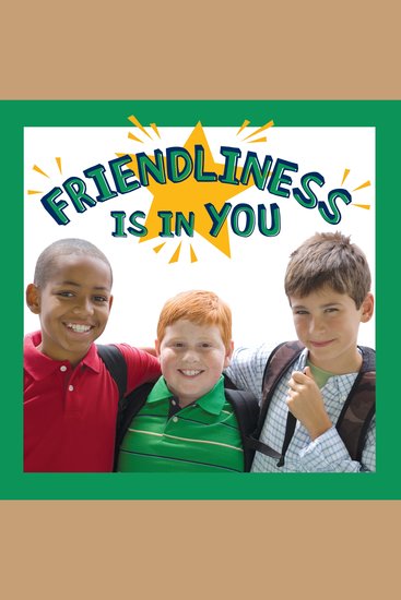Friendliness Is in You - cover