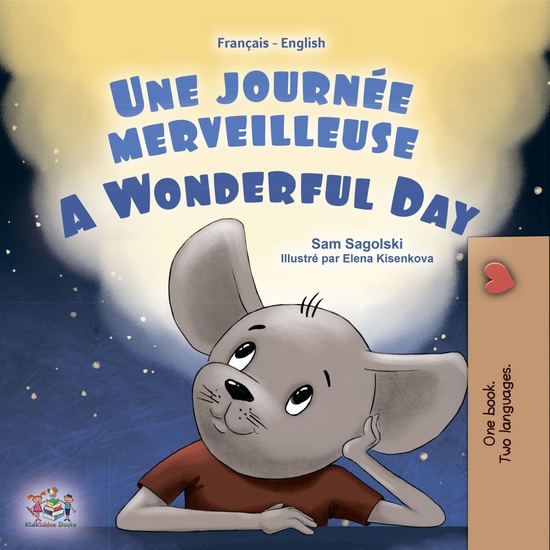 Une journée merveilleuse A Wonderful Day - French English Bilingual Book for Children - cover