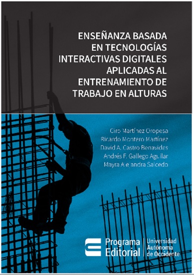 Enseñanza basada en tecnologías interactivas digitales aplicadas al entrenamiento de trabajo en alturas - cover