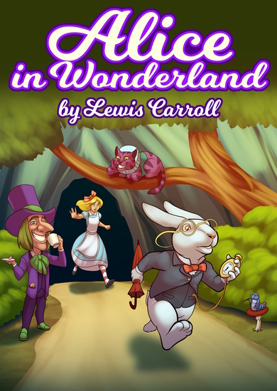 Alice in Wonderland by Lewis Carroll - cover