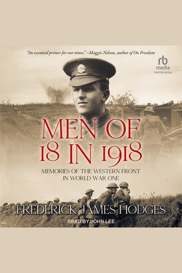 Men of 18 in 1918 - Memories of the Western Front in World War One - cover