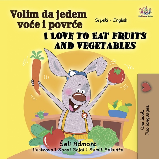 Volim da jedem voće i povrće I Love to Eat Fruits and Vegetables - cover