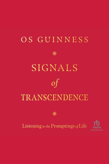 Signals of Transcendence - Listening to the Promptings of Life - cover