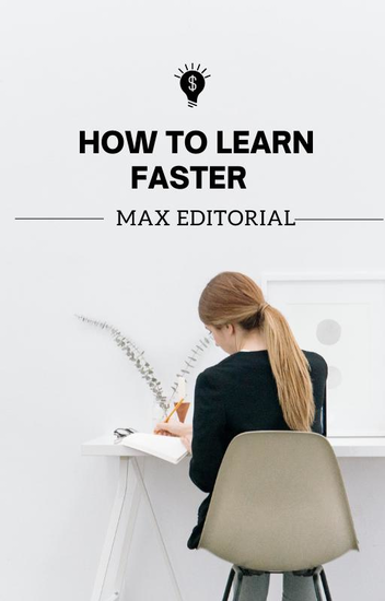 How to learn faster - cover