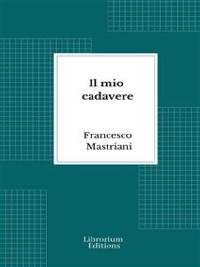 Il mio cadavere - cover
