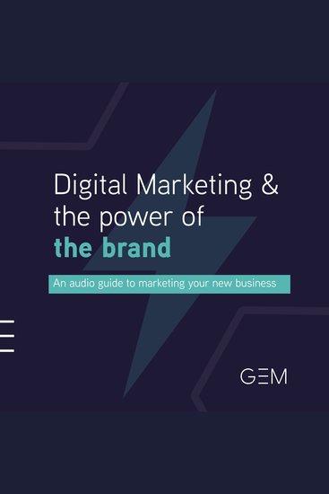 Digital Marketing and The Power of The Brand - An Audio Guide to Marketing Your New Business - cover