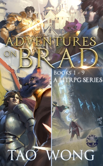 Adventures on Brad Books 1 - 9 - A LitRPG Fantasy Series - cover