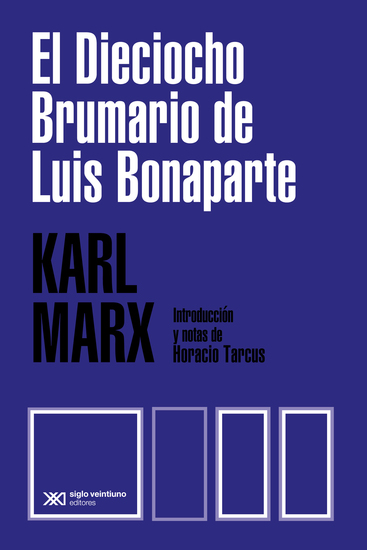 El Dieciocho Brumario de Luis Bonaparte - cover