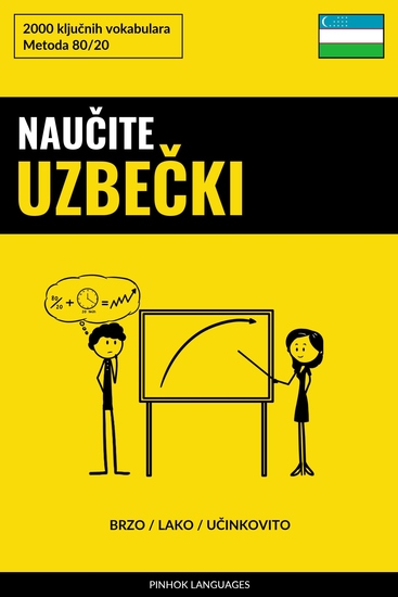 Naučite Uzbečki - Brzo Lako Učinkovito - 2000 ključnih vokabulara - cover