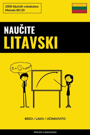 Naučite Litavski - Brzo Lako Učinkovito - 2000 ključnih vokabulara - cover