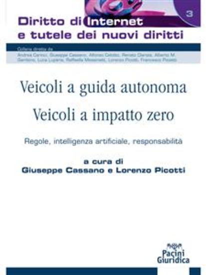 Veicoli a guida autonoma Veicoli a impatto zero - Regole intelligenza artificiale responsabilità - cover
