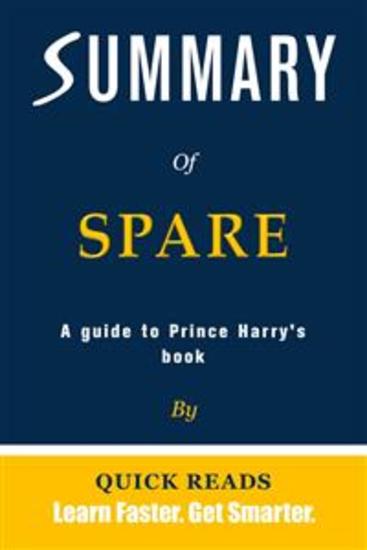 Summary of Spare by Prince Harry - cover