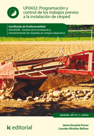 Programación y control de los trabajos previos a la instalación de césped AGAJ0308 - cover