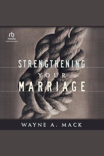 Strengthening Your Marriage - cover