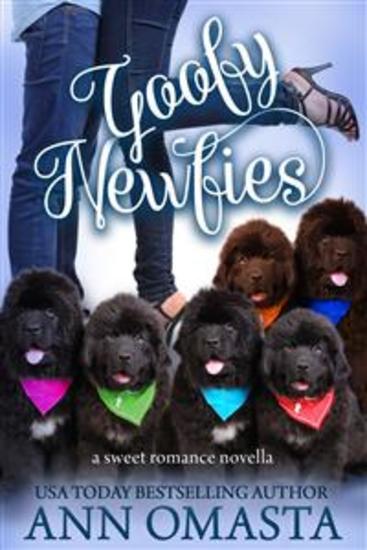 Goofy Newfies - A heartwarming and sweet romance book plus Newfoundland puppies! - cover