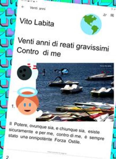 Venti anni di reati gravissimi Contro di me - Il potere ovunque sia e chiunque sia esiste sicuramente e per mecontro di me è sempre stato una onnipotènte Forza Ostile - cover
