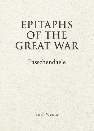Epitaphs of the Great War: Passchendaele - cover