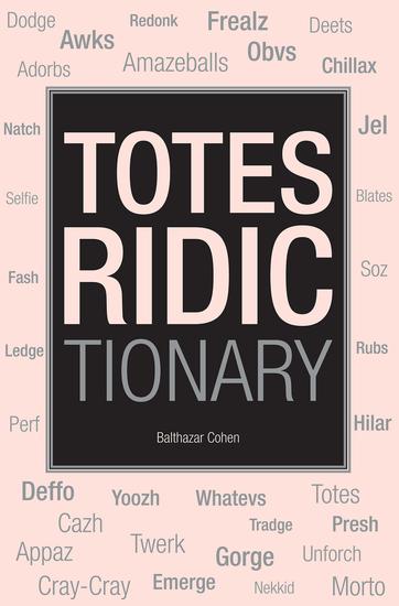 Totes Ridictionary - cover