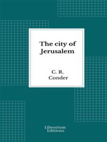 The city of Jerusalem - cover